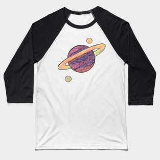 Pink Planet Baseball T-Shirt